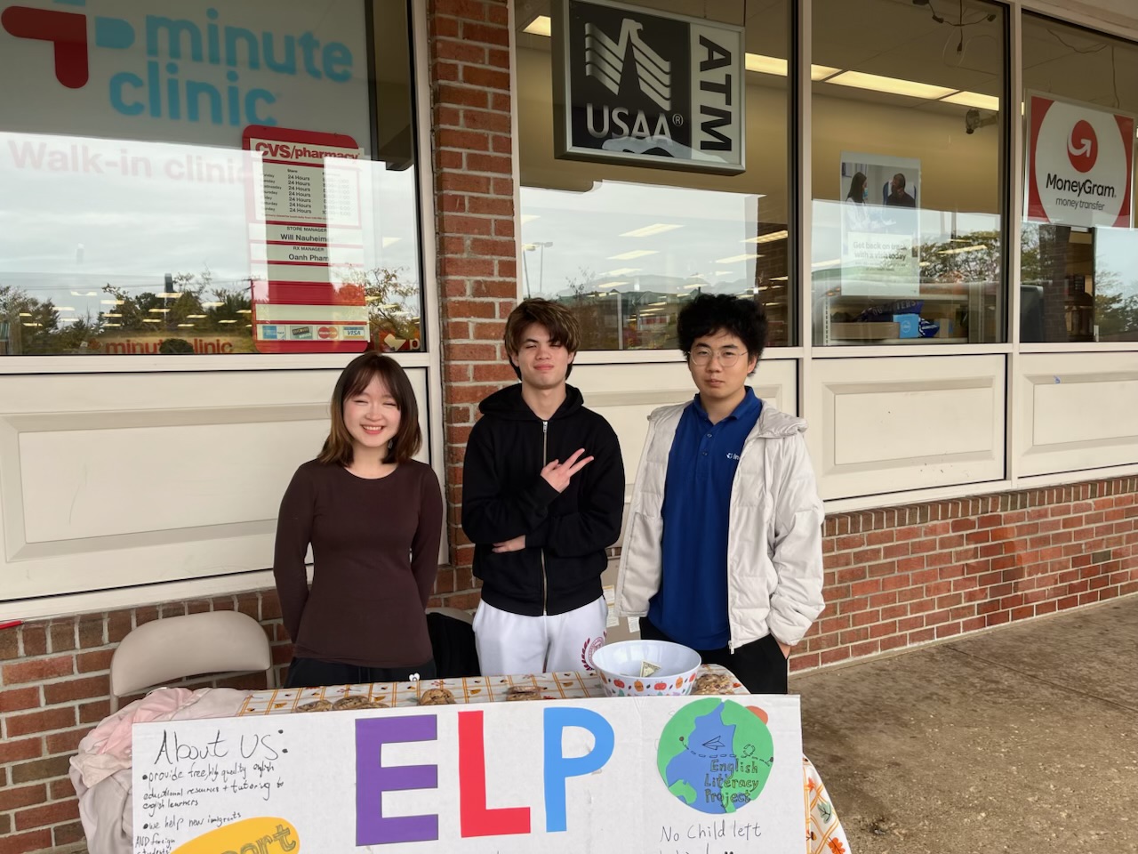 ELP bake sale fundraiser